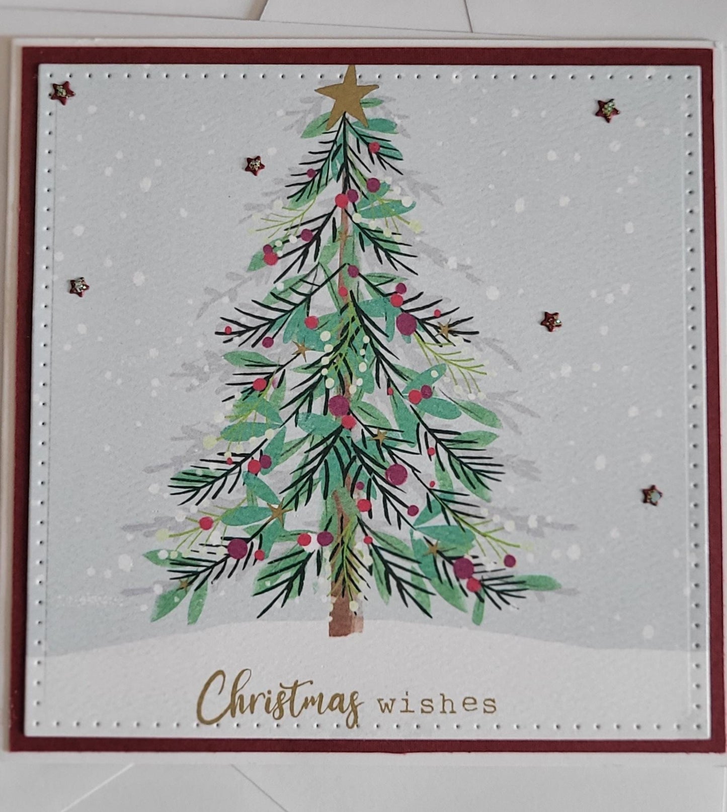 Handmade Christmas Greetings Card