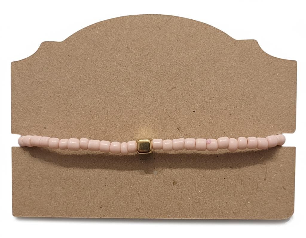 Handmade Stretch Elastic Seed Bead Bracelet