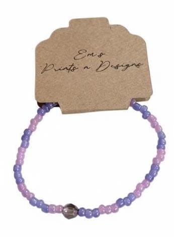 Handmade Stretch Elastic Seed Bead Bracelet