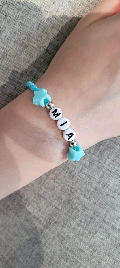Personalised Stretch Elastic Bead Bracelet