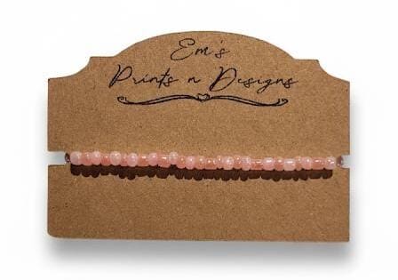 Handmade Stretch Elastic Seed Bead Bracelet