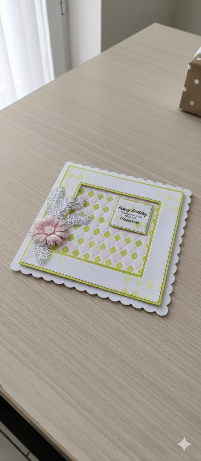 Handmade 3D Birthday Greeting Card