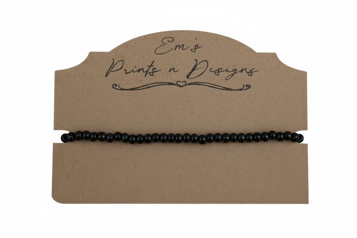 Handmade Stretch Elastic Seed Bead Bracelet - Choose Colour