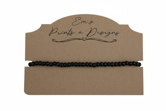 Handmade Stretch Elastic Seed Bead Bracelet - Choose Colour