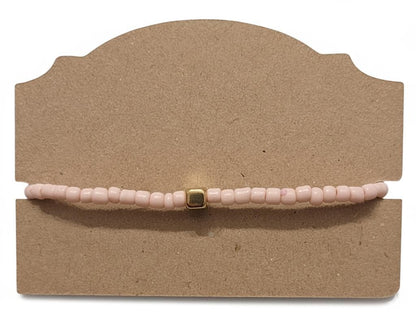 Handmade Stretch Elastic Seed Bead Bracelet