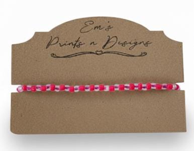 Handmade Stretch Elastic Seed Bead Bracelet