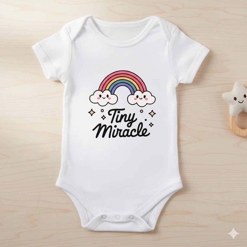 Cute Little Miracle Baby Grow/Romper/Onesie - Various sizes