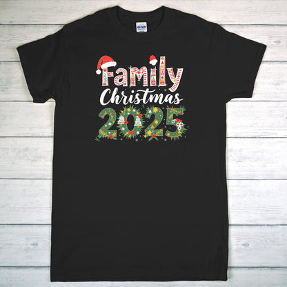 Family Christmas Teens T-Shirt, Various Sizes