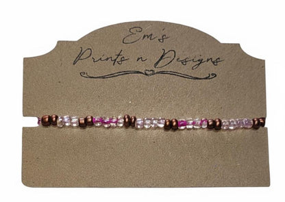 Handmade Stretch Elastic Seed Bead Bracelet