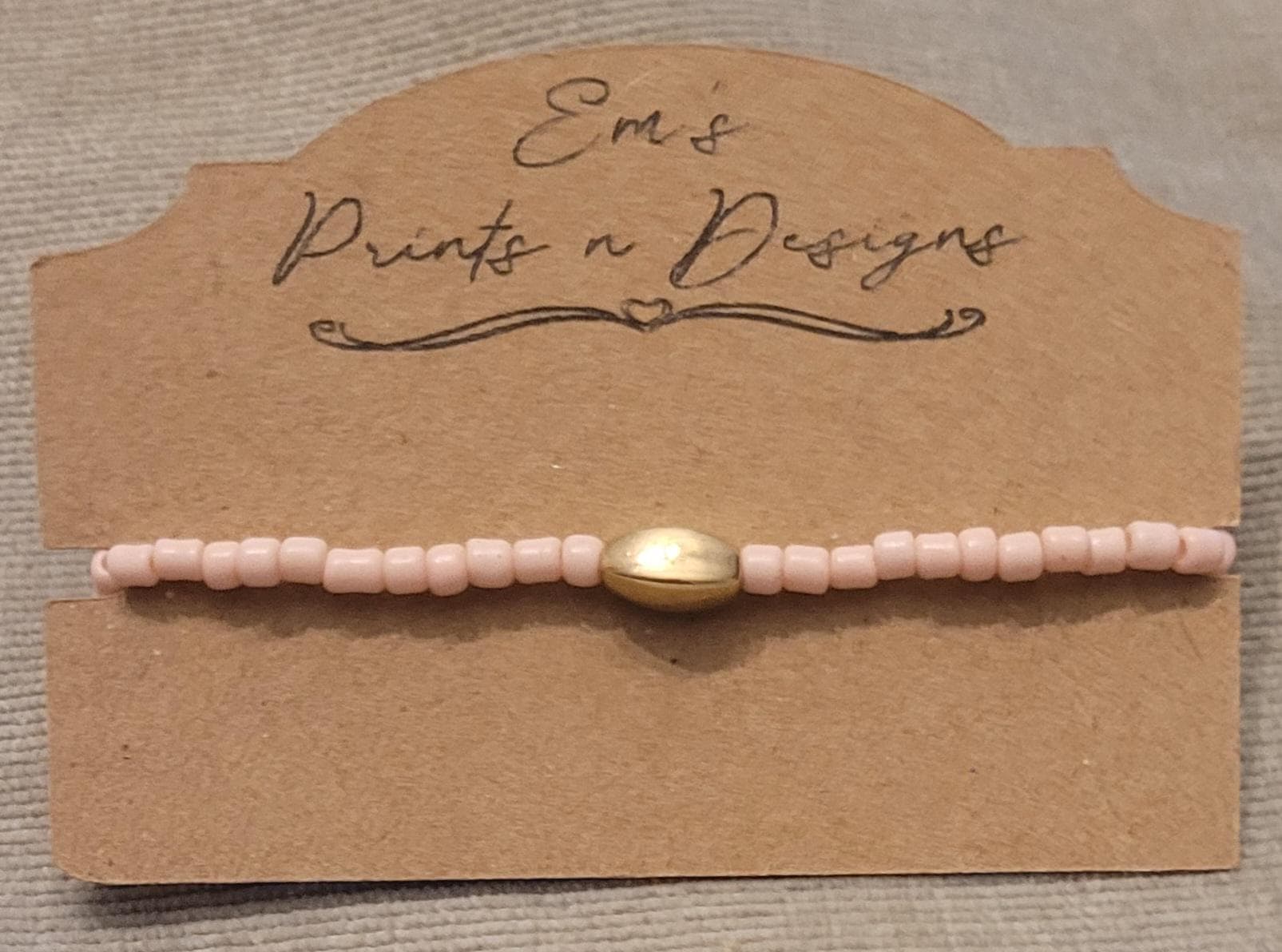 Handmade Stretch Elastic Seed Bead Bracelet