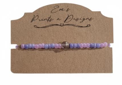 Handmade Stretch Elastic Seed Bead Bracelet