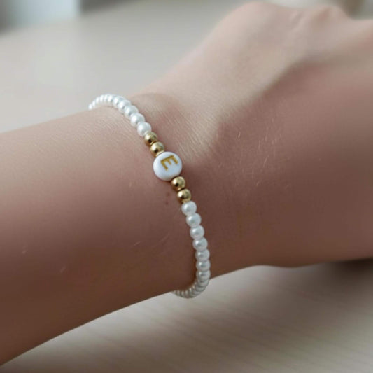 Personalised Stretch Elastic Charm Bracelet