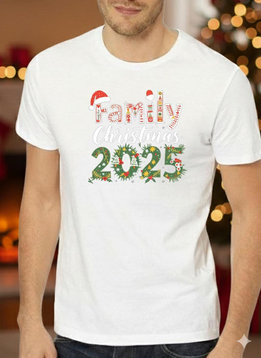 Family Christmas T-Shirt, Various Sizes