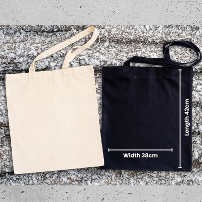 Canvas Dog Lover Shopping Tote Bag - Choose your colour