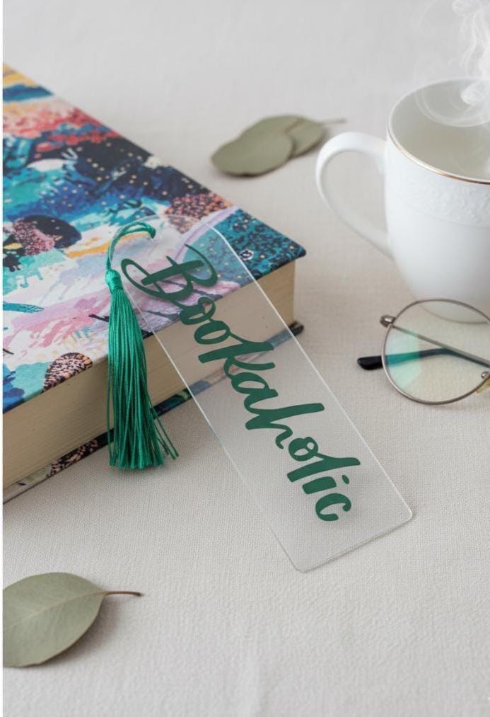 Acrylic Bookmark with Vinyl Design