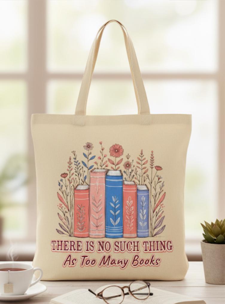 Book Lover Gift Bundle - Tote Bag, Bookmark, Birthday Card